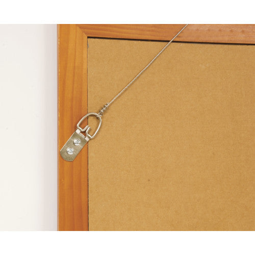 Hillman AnchorWire Large D-Ring Picture Hangers, Zinc-Plated Steel, 4-Pack