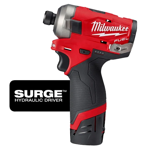 Milwaukee M12 FUEL SURGE 12V Lithium-Ion Brushless Cordless 1/4 in. Hex Impact Driver Compact Kit with M12 Multi-Tool