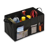 2-Compartment Black Folding Trunk Small Parts Organizer - Super Arbor