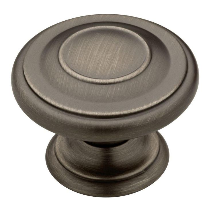 Harmon 1-3/8 in. (35mm) Matte Black Round Cabinet Knob