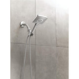 Genta 3-Spray 4 in. Single Wall Mount Handheld Adjustable Shower Head in Chrome - Super Arbor