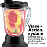 Power Elite 40 oz. 5-Speed Black Blender