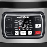 Ovate 9.5 Qt. Stainless Steel Oval Electric Pressure Cooker with 6-Accessories and 50-Recipes