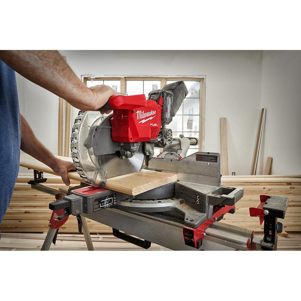 M18 FUEL 18-Volt Lithium-Ion Brushless 12 in. Cordless Dual Bevel Sliding Compound Miter Saw with Jig Saw