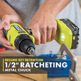 RYOBI ONE+ 18V Cordless 6-Tool Combo Kit with (2) 2.0 Ah Batteries and Charger, PCL1600K2
