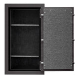 6.4 cu. ft. All Steel Burglary and Fire Safe with Electronic Lock, Hammered Grey - Super Arbor