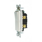 Decora 15 Amp Single-Pole AC Quiet Switch, 4-Pack, White - Super Arbor