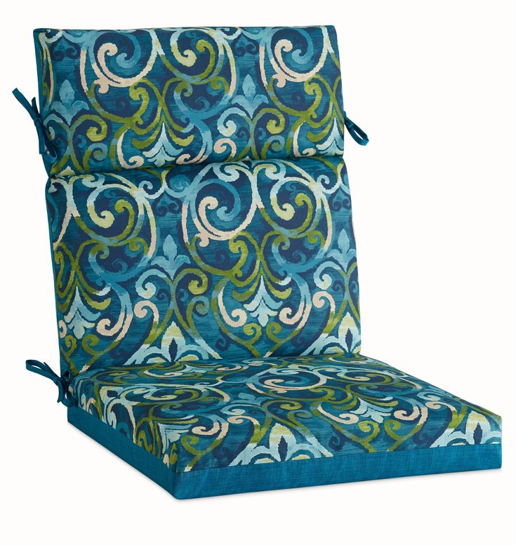 Style Selections Salito Marine High Back Patio Chair Cushion