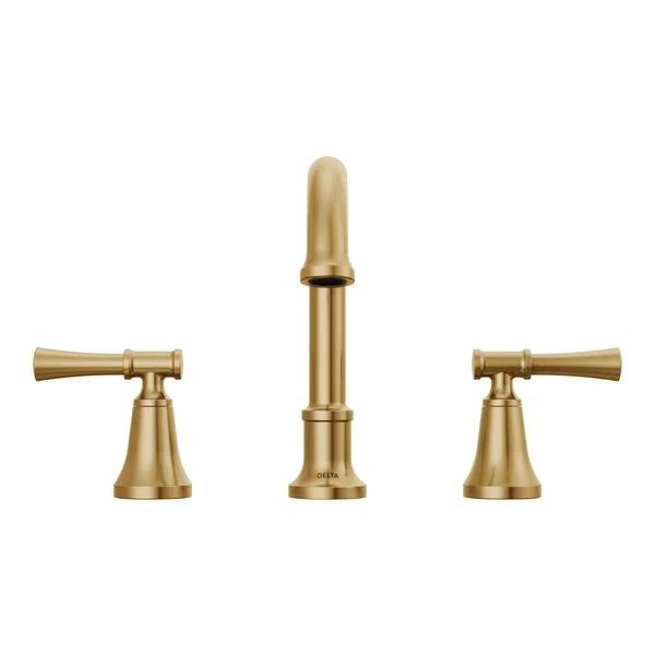 Chamberlain 8 in. Widespread Double Handle Bathroom Faucet in Champagne Bronze