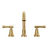 Chamberlain 8 in. Widespread Double Handle Bathroom Faucet in Champagne Bronze