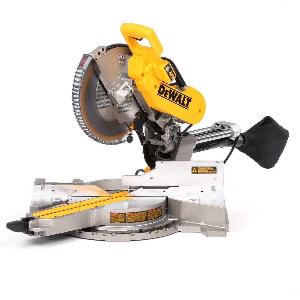 15 Amp Corded 12 in. Sliding Miter Saw with Bonus Heavy-Duty Miter Saw Stand - Super Arbor