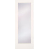 24 in. x 80 in. Privacy Smooth 1 Lite Primed MDF Interior Door Slab - Super Arbor