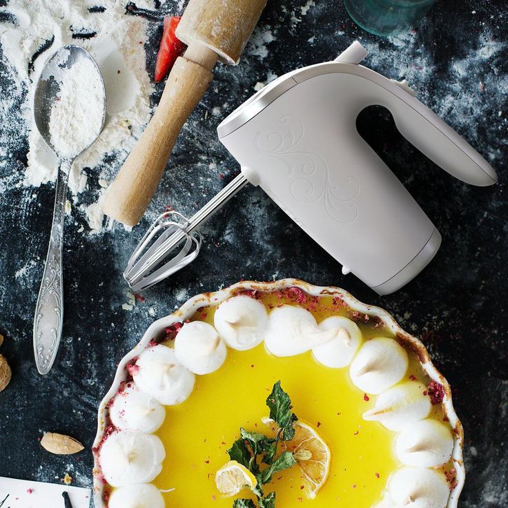 5-Speed 150-Watt White Hand Mixer with Silver Accents