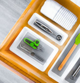 Style Selections 9.06-in x 3.06-in Plastic Multi-Use Insert Drawer Organizer