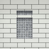 Redi Niche 16 in. W x 26 in. H Shampoo Soap Double Niche Set in Black - Super Arbor
