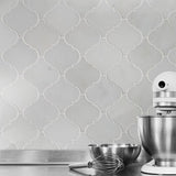 MSI Greecian White Arabesque 12 in. x 12 in. x 10 mm Polished Marble Mosaic Floor and Wall Tile (10 sq. ft./case)