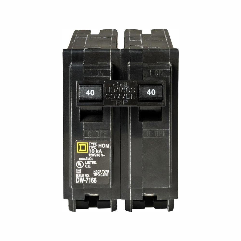 Homeline 50 Amp 2-Pole Circuit Breaker