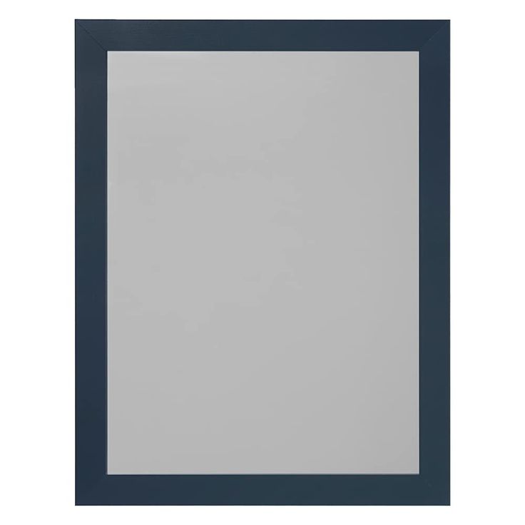 Style Selections Davies 30-in Navy Single Sink Bathroom Vanity with White Cultured Marble Top (Mirror Included)