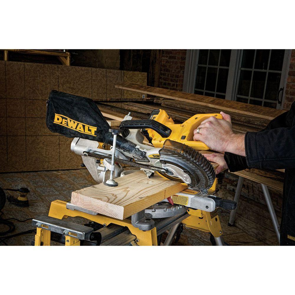 20-Volt MAX Lithium-Ion Cordless 7-1/4 in. Miter Saw with Battery 4Ah and Charger