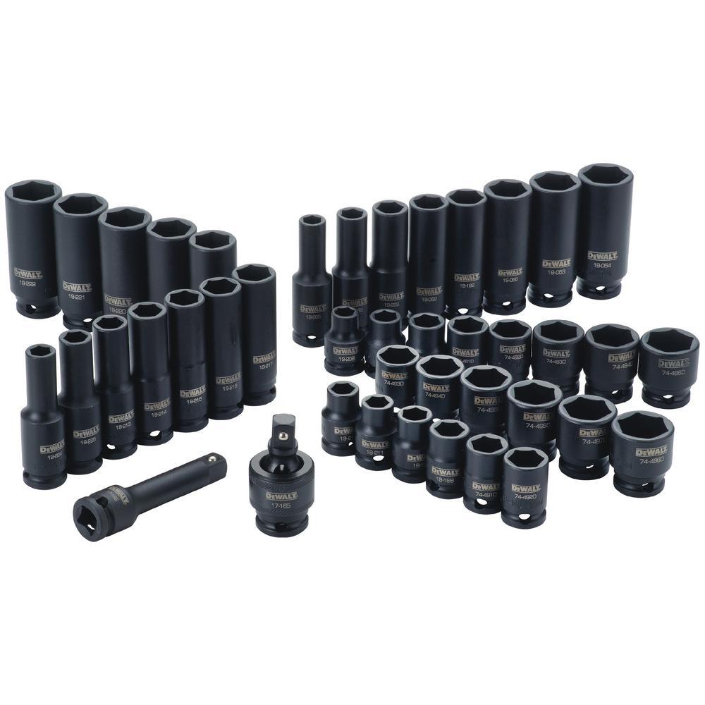 3/8 in. Drive Impact Socket Set (42-Piece) - Super Arbor