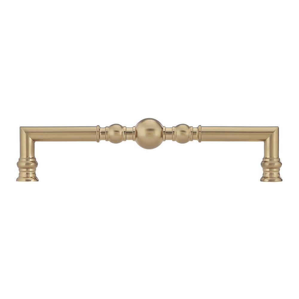 7-9/16 in. (192 mm) Center-to-Center Champagne Bronze Traditional Drawer Pull - Super Arbor