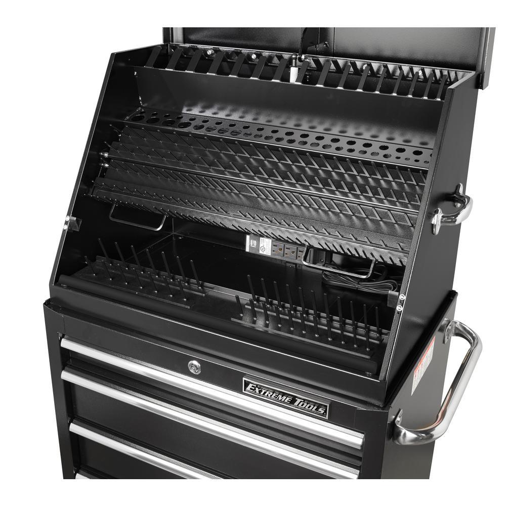 PWS Series 30 in. Deluxe Extreme Portable Workstation, Black - Super Arbor