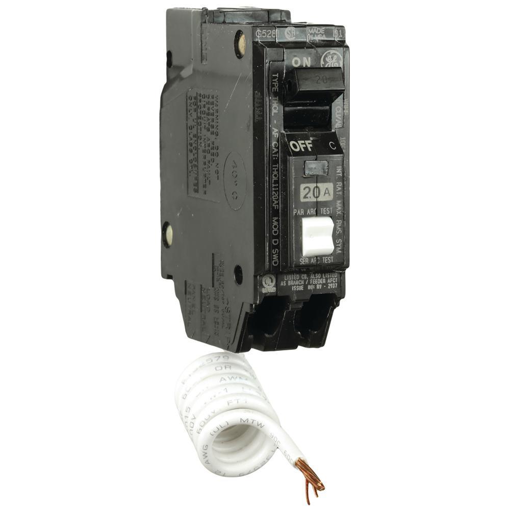 Q-Line 20 Amp 1 in. Single Pole Arc Fault Combination Circuit Breaker - Super Arbor