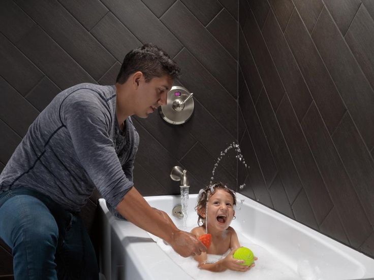 Delta Stainless Lever Shower Handle
