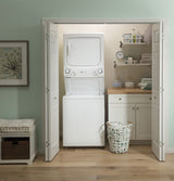 GE Electric Stacked Laundry Center with 3.9-cu ft Washer and 5.9-cu ft Dryer ENERGY STAR