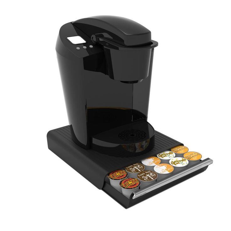 Coupe 30-Capacity Black Coffee Pod Storage Drawer