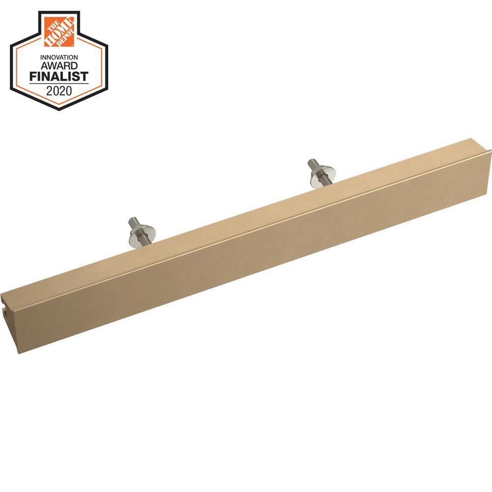 Inclination 1 in. to 4 in. (25 mm to 102 mm) Champagne Bronze Adjustable Drawer Pull - Super Arbor