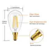 YANSUN 40-Watt Equivalent ST48 Edison LED Light Bulb Warm White (6-Pack)