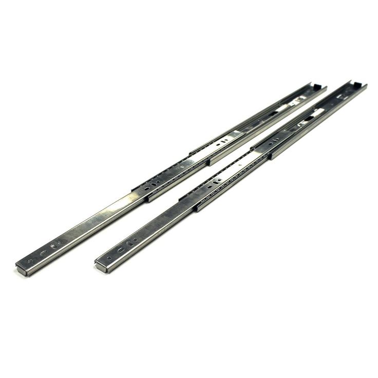 20 in. Full Extension Side Mount Ball Bearing Drawer Slide with Installation Screws (10-Pair)