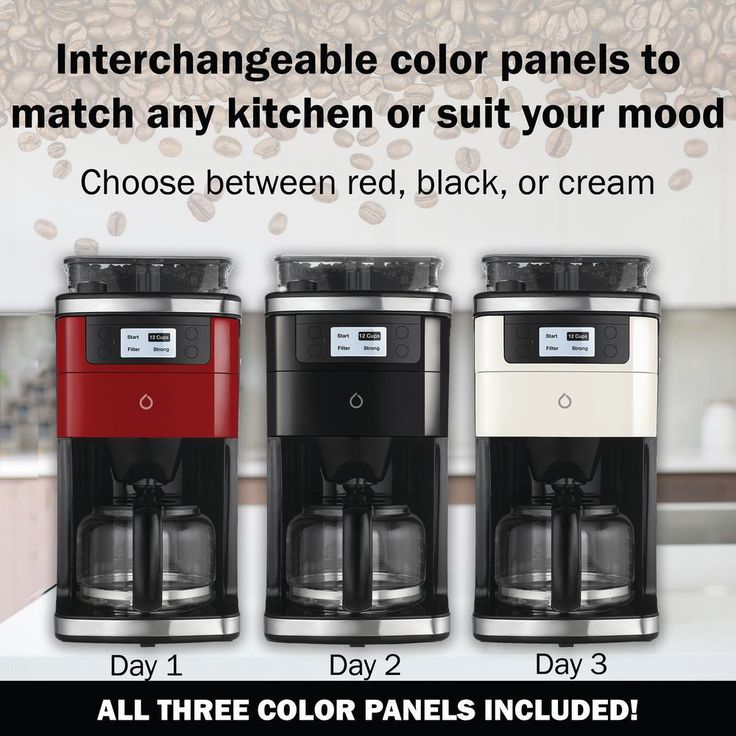 6-Cup Black Coffee Maker with Smart App