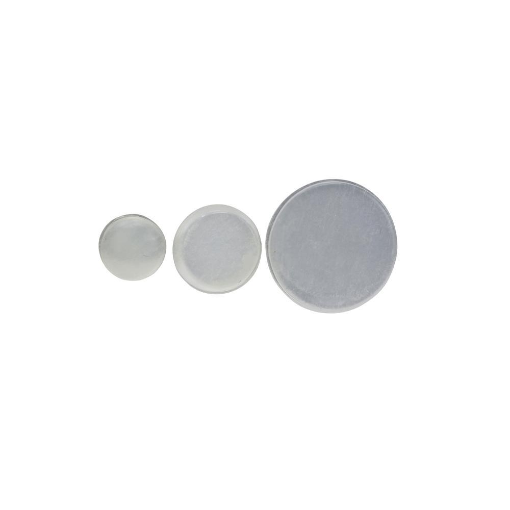 Assorted Self-Adhesive Round Clear Surface Bumpers (36 per Pack) - Super Arbor