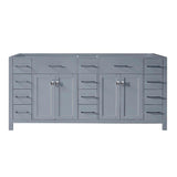 Caroline Parkway 72 in. W Bath Vanity Cabinet Only in White - Super Arbor