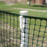 Everbilt 1 in. x 1 in. x 4 ft. White Step-In Fence Post