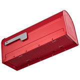 MB1 Post Mount Mailbox Red with Silver Flag - Super Arbor