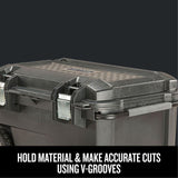 CRAFTSMAN 29-in W x 20.25-in H Black Plastic Wheels Lockable Tool Box