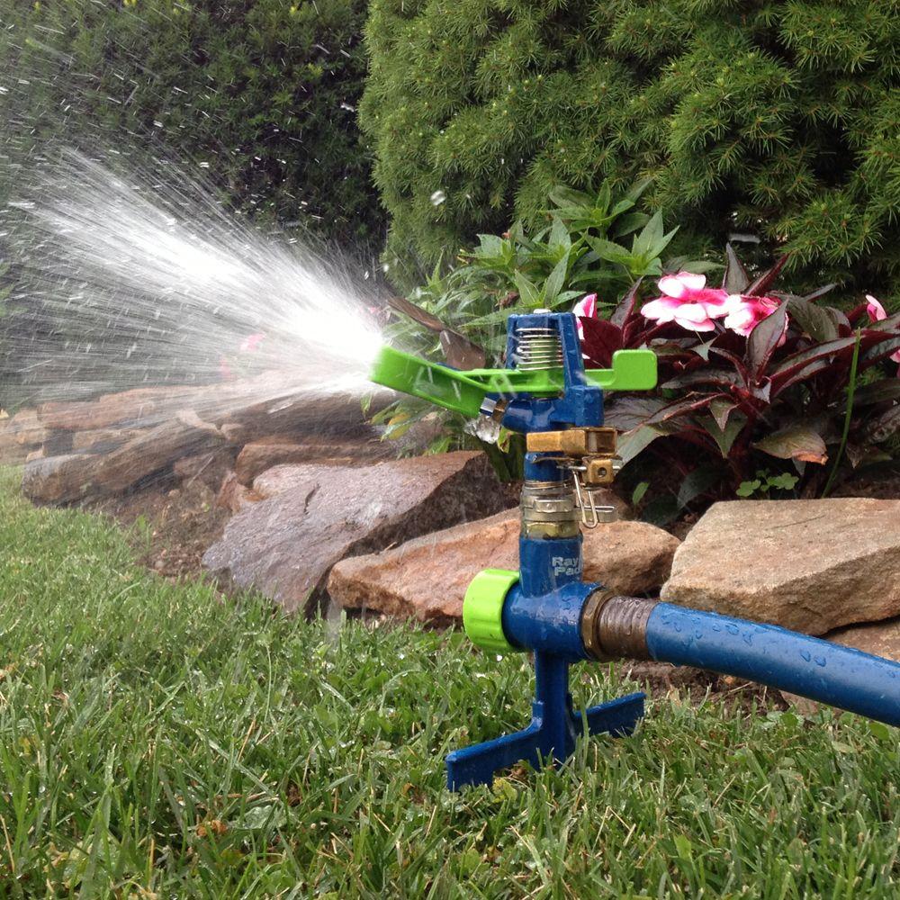 Metal Pulsating Sprinkler on In-Series Step Spike - Super Arbor