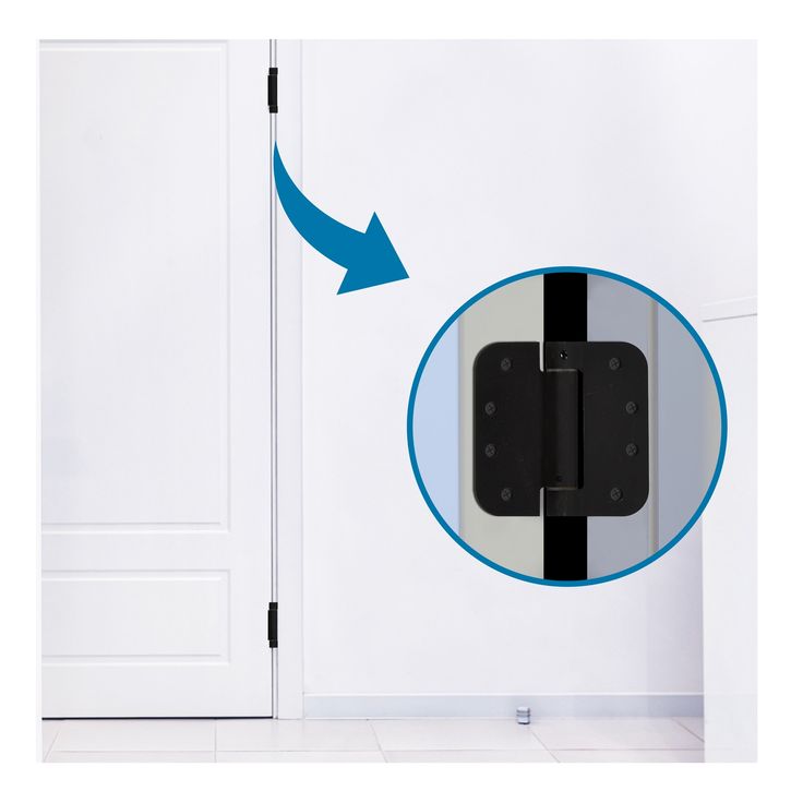 4 in. Oil-Rubbed Bronze 5/8 in. Radius Adjustable Spring Door Hinge