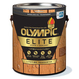 Olympic Elite 1 Gal. Kona Brown Woodland Oil Transparent Advanced Exterior Stain and Sealant in One - Super Arbor