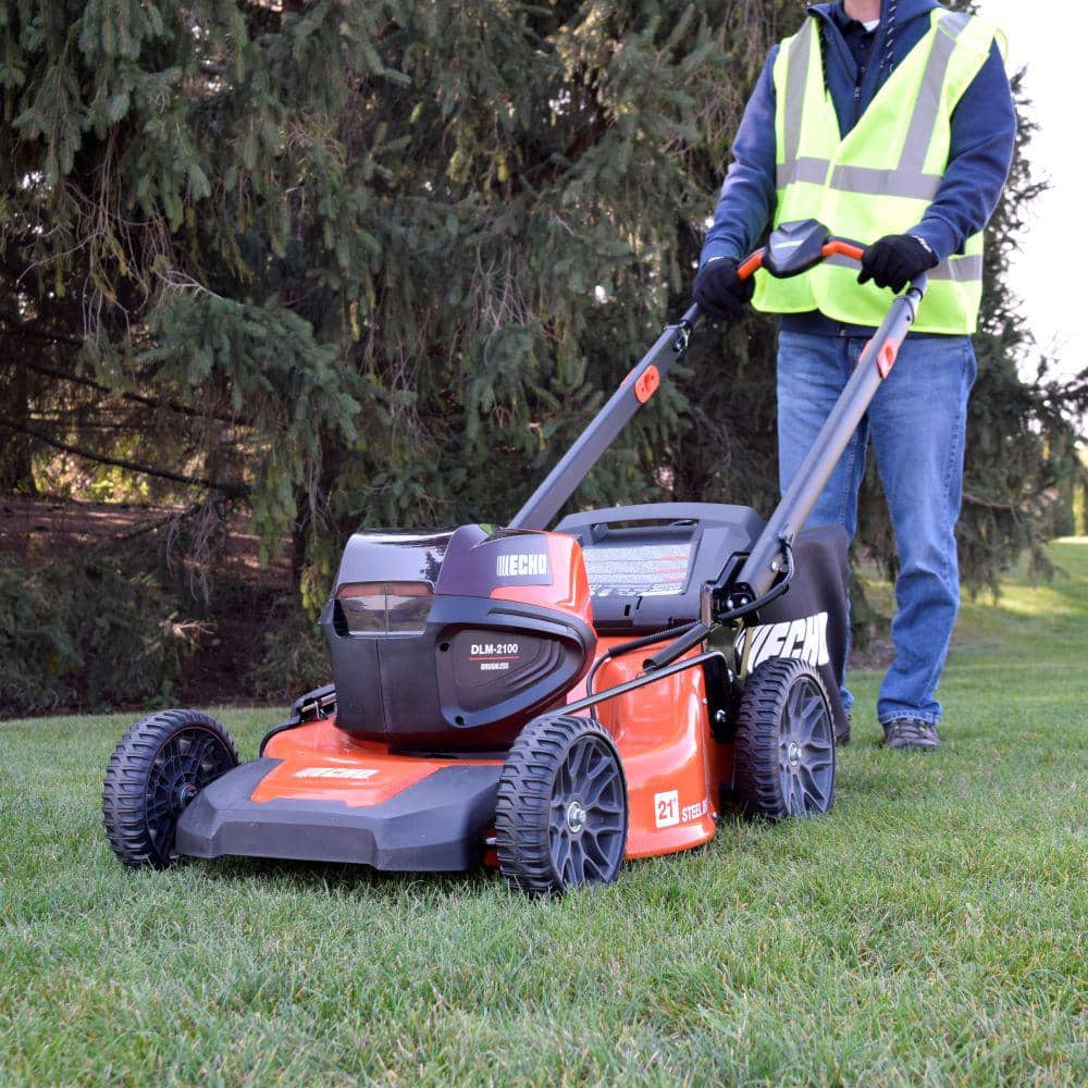 ECHO eFORCE 21 in. 56-Volt Cordless Battery Walk Behind Push Lawn Mower Tool Only