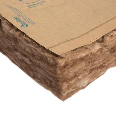 Knauf Insulation EcoBatt R-15 Kraft-Faced Fiberglass Insulation Batt, 3-1/2 in x 23 in x 93 in, 89.13 sq ft