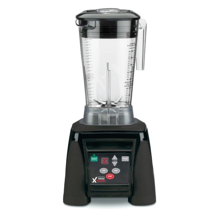 Xtreme 64 oz. 2-Speed Black Blender with 3.5 HP, Electronic Keypad and 30-Second Timer