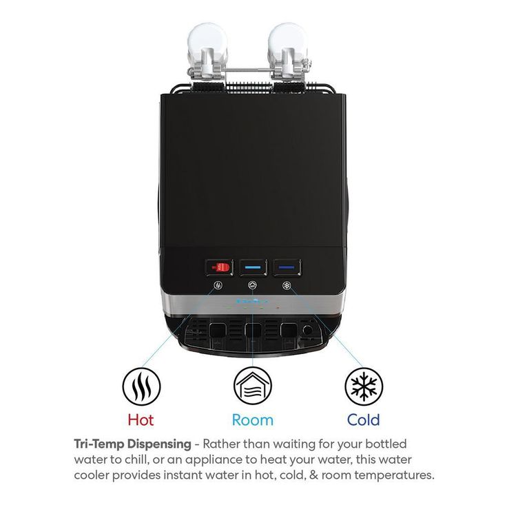 Tri-Temp 2-Stage Countertop Point of Use Water Cooler with UV Self-Cleaning