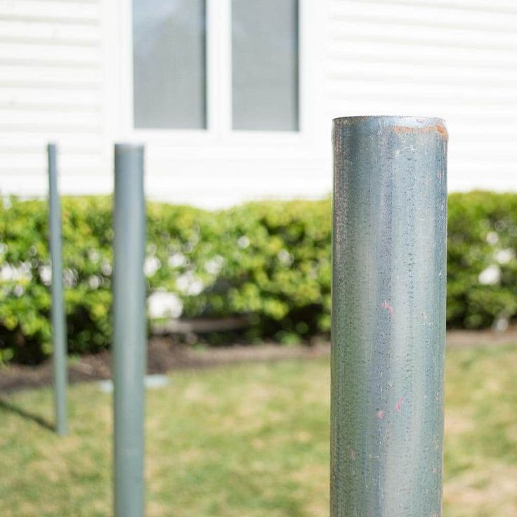 Everbilt 2-3/8 in. Dia x 5.5 ft. 16-Gauge Galvanized Steel Chain Link Fence Corner Fence Post