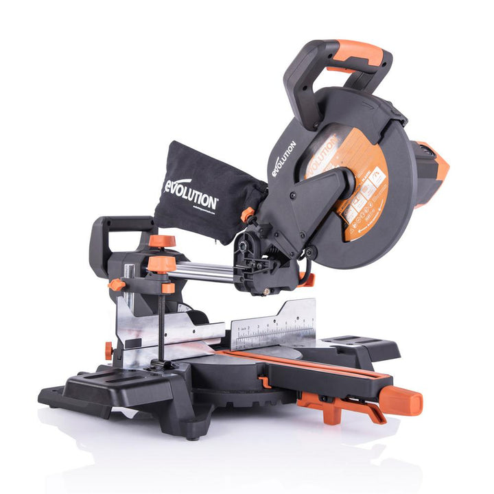 15 Amp 10 in. Sliding Compound Miter Saw with Laser Guide, Dust Bag, 10 ft. Rubber Power Cord, Multi-Material 28-T Blade - Super Arbor