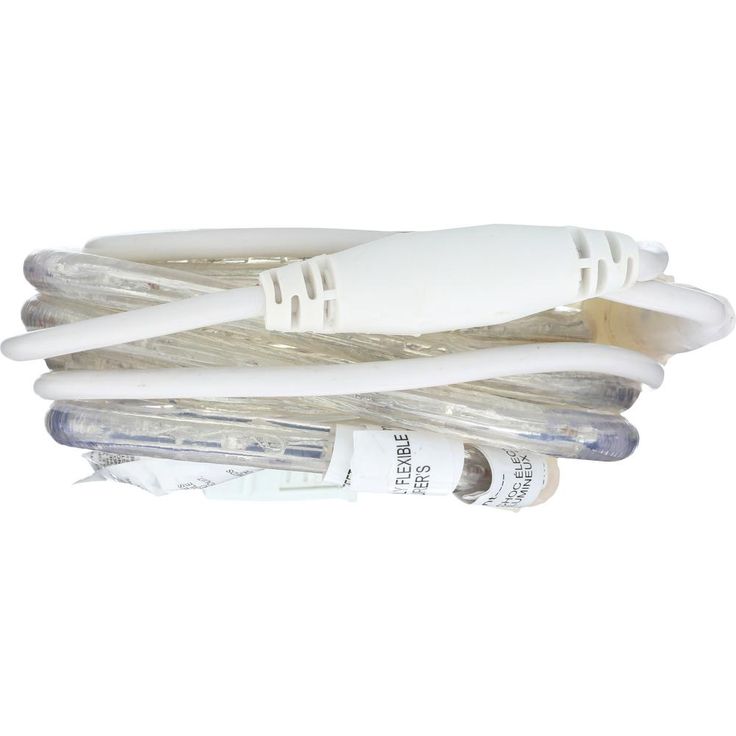 Indoor/Outdoor 12 ft. White LED Rope Light Kit