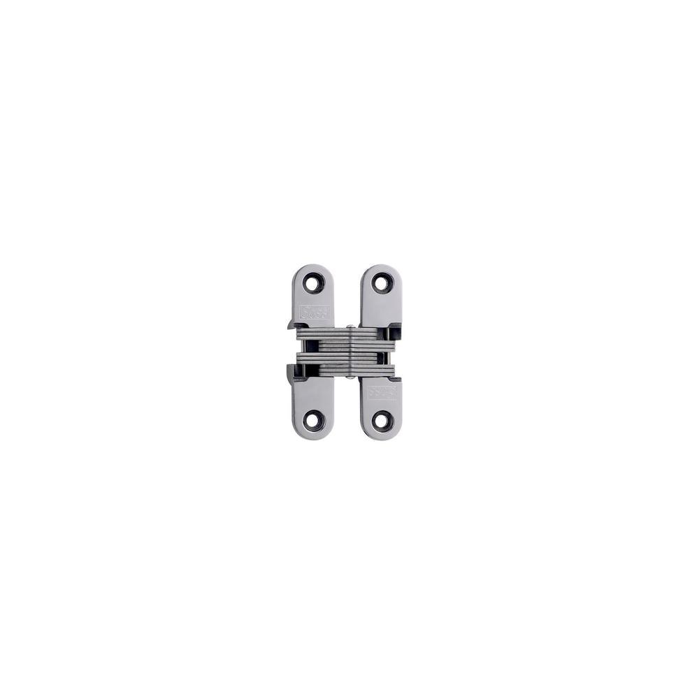 5/8 in. x 2-3/4 in. Satin Chrome Invisible Hinge - Super Arbor